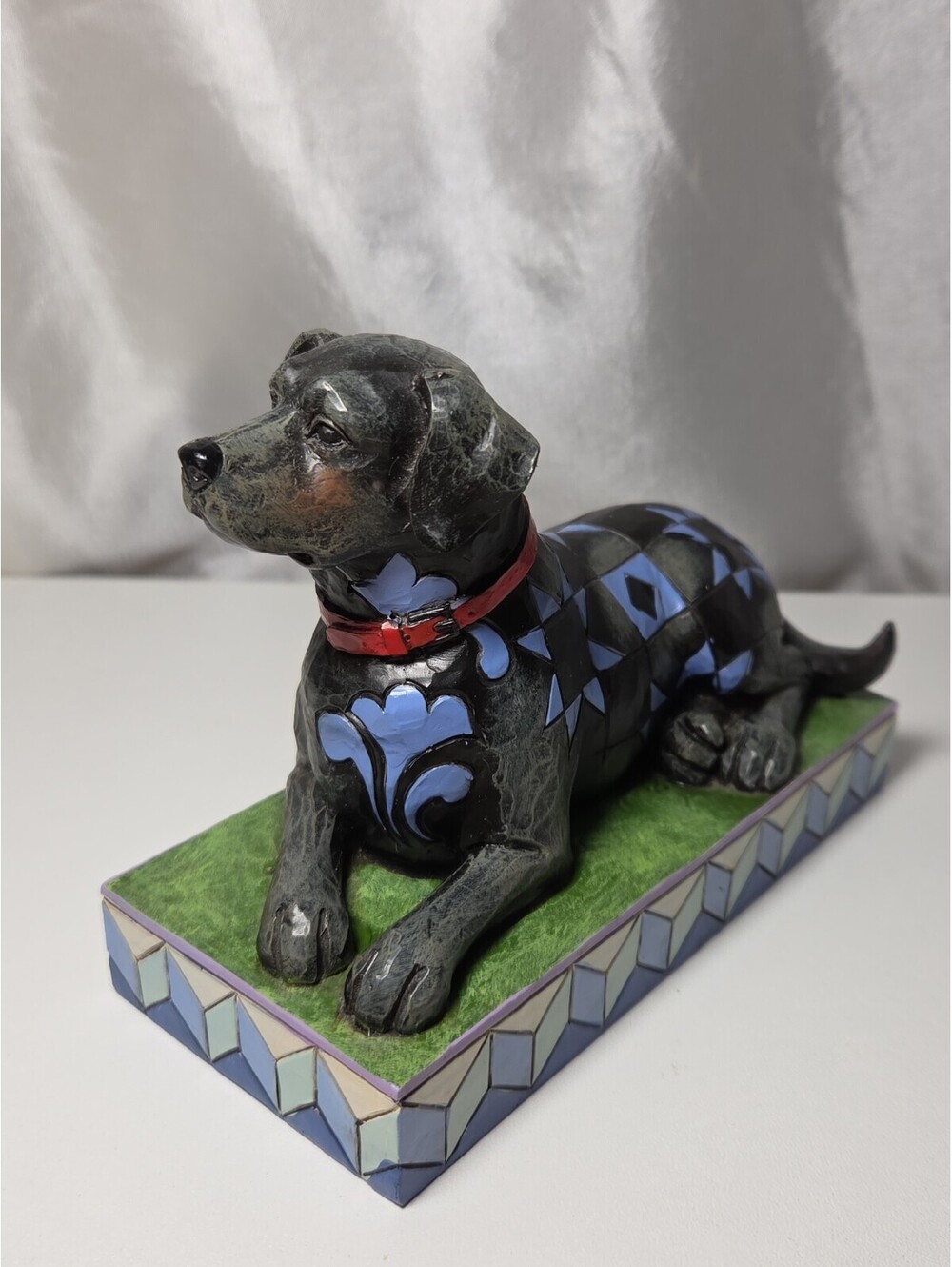 Jim Shore Heartwood Creek Onyx Black Labrador Dog Figurine 4056956 "Onyx " 2016